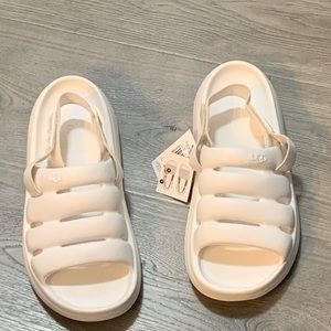 White Uggs Sandals - Brand New In box